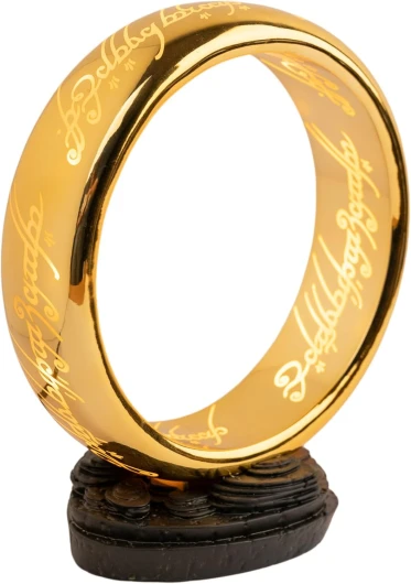 Lampe Anneau Le Seigneur des Anneaux - Lampe Décorative Figurine, Objets et Cadeau, Jaune