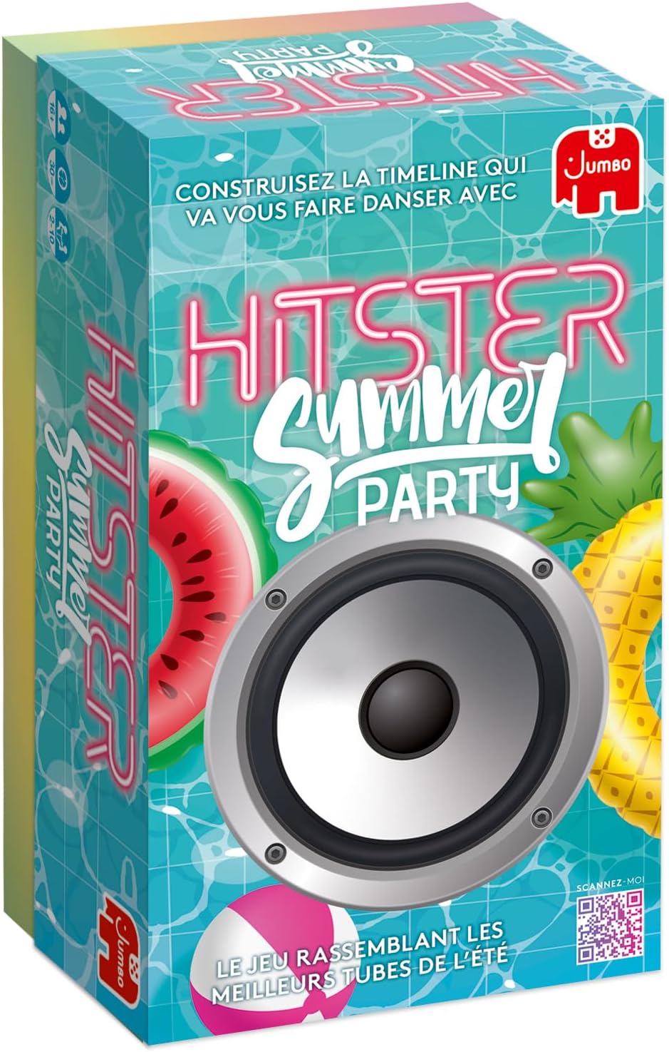 Hitster Summer Party – Jeu de société – Ambiance Musical – Jeu Adulte – Redécouvrez Les Tubes de l'Eté - Hits Estival - A Jouer en Famille et Entre Amis – 2 à 10 Joueurs – Dès 16 Ans