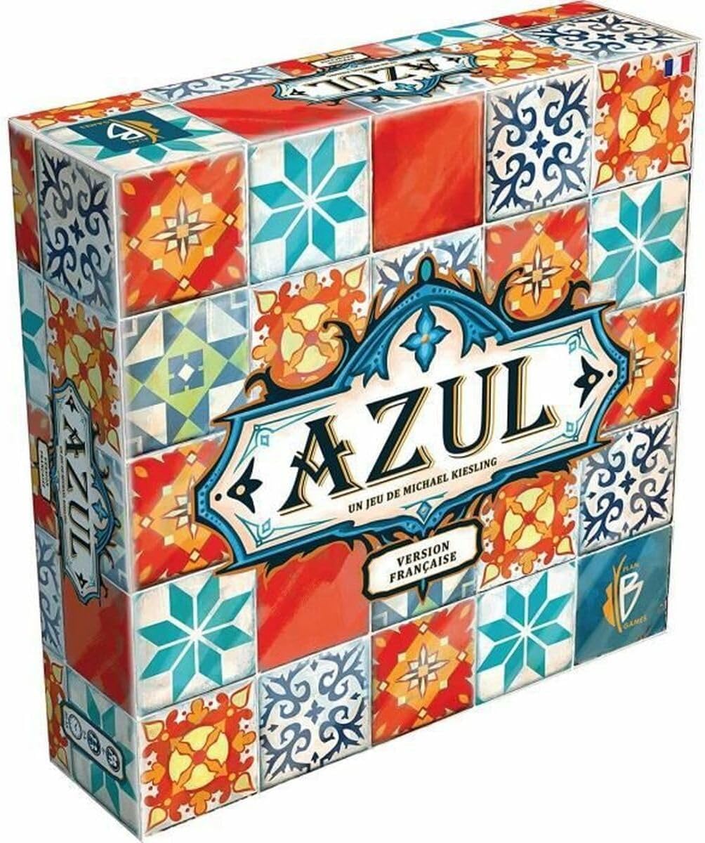 Azul - UNbox Now - Récompensé As d'or - Jeu de Société pour Enfants dès 8 Ans - Version Française - Jeu de Stratégie Pose deTuiles & Mosaiques - 2 à 4 Joueurs - 45min - Plan B Games Azul : Jeu de Base