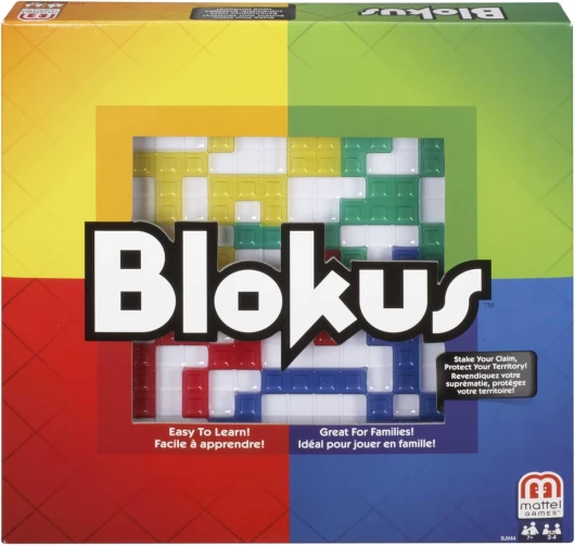 Blokus, Jeu de Société Familiale, Jeu de Stratégie pour Toute La Famille, Jeu De Plateau, Moins d'une Minute pour Apprendre Les Règles, BJV44 Emballage Standard