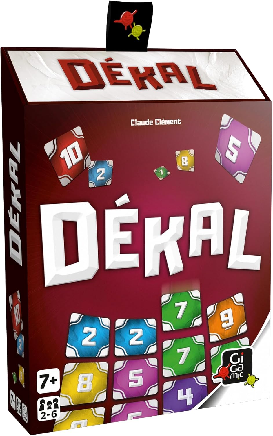 DEKAL - Jeu d'ambiance - Jeu de société à la mécanique du taquin revisitée - Un Jeu addictif et pour Tous Niveaux - De 2 à 6 Joueurs - Dès 7 Ans !