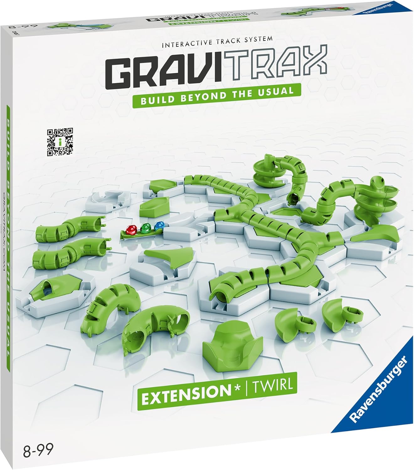 GraviTrax - Set d'extension Twirl 32 pièces - Circuit de Billes - Jeu de Construction créatif - Parcours de Billes à Construire - Dès 8 Ans - Version française - 22435 Nouvelle version