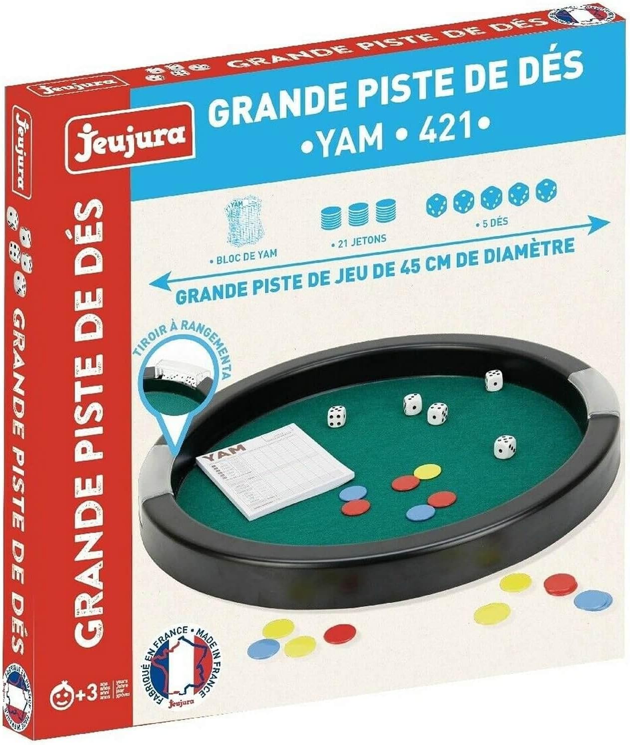 8160 - Grande Piste de des - Yam - 421 - Diamètre 45 cm