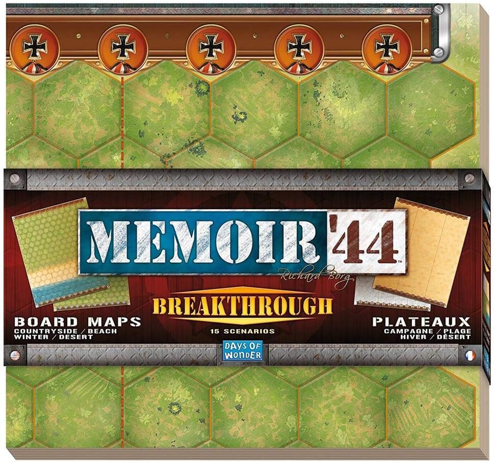 Asmodee - MEMOIRE 44 - Extension : Breakthrough - Jeux de société - Jeu de stratégie - Jeu Adultes et Enfants à partir de 8 Ans - 2 à 8 Joueurs - Days of Wonders, Version Française