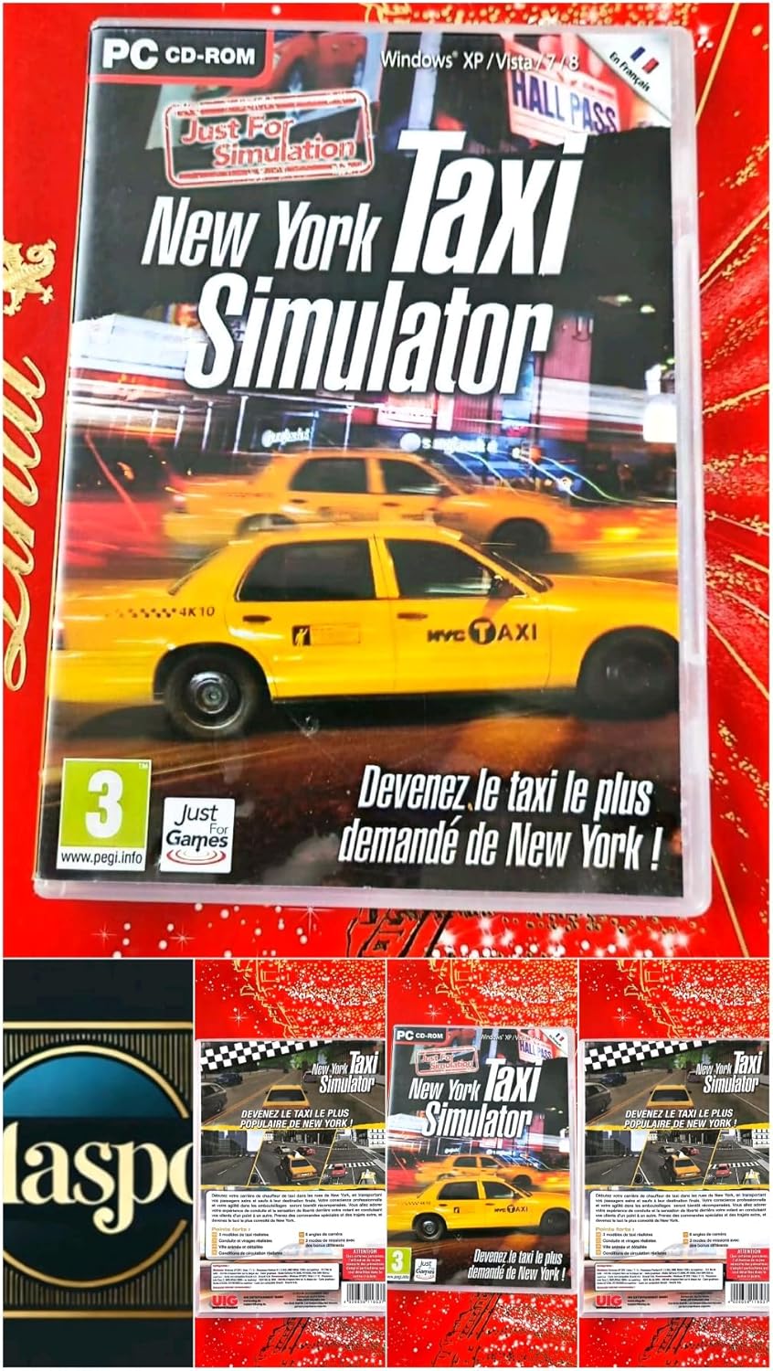 New York Taxi Simulator – Jeu PC simulation de taxi urbain à New York, PEGI 3+ – Vendu par Blaspo fr