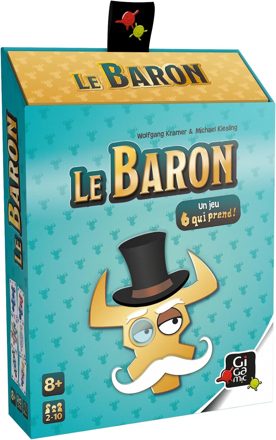 Le Baron - Un Jeu Six Qui Prend - Jeu de Cartes pour Toute la Famille avec Plus de rebondissements et de Fun - De 2 à 10 Joueurs - A partir de 8 Ans.