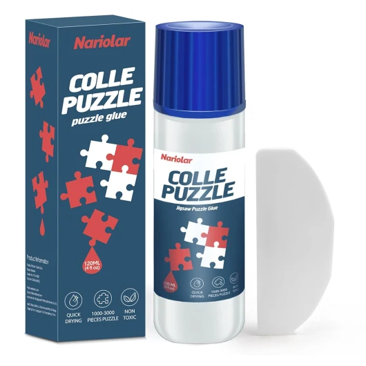 120ml Colle Puzzle Transparente avec Applicateur