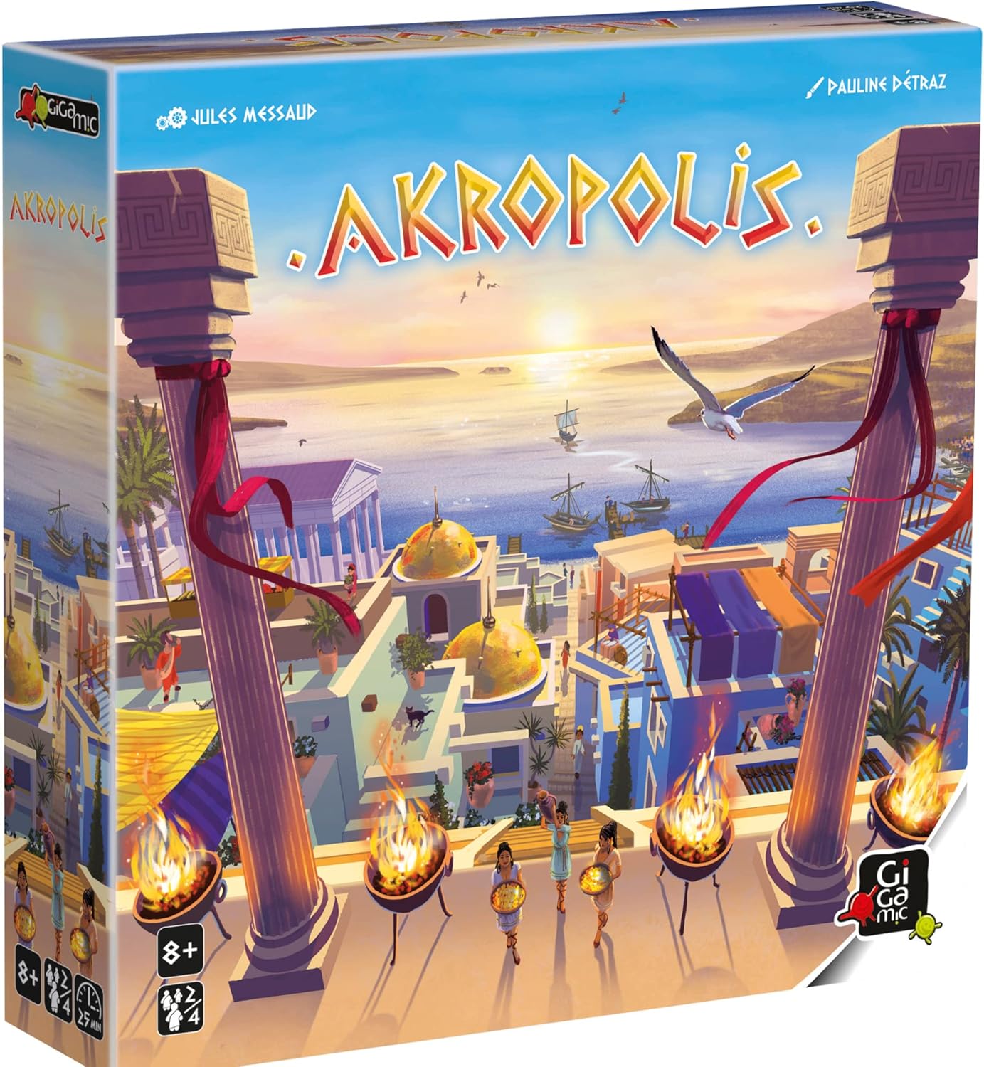 Acropolis — AS Gold — Jeu de l'année 2023, 2 à 4 joueurs [version française] Akropolis