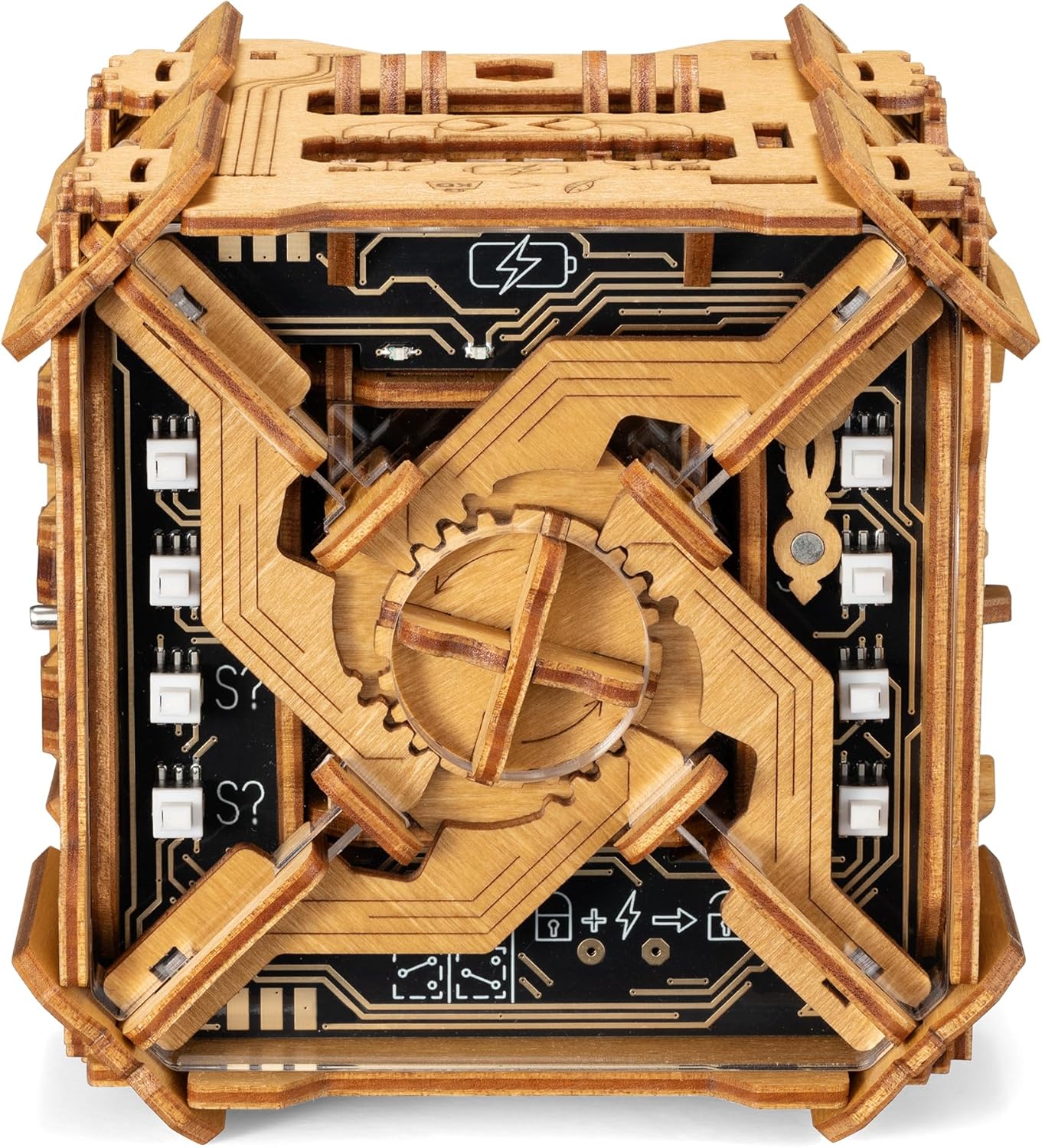 PUZZLE POTATO Tesla Puzzle Box - Escape Room Jeu avec puzzles électroniques - Boîte à puzzle - Jeu de puzzle pour adultes - Coffret cadeau Brainteaser