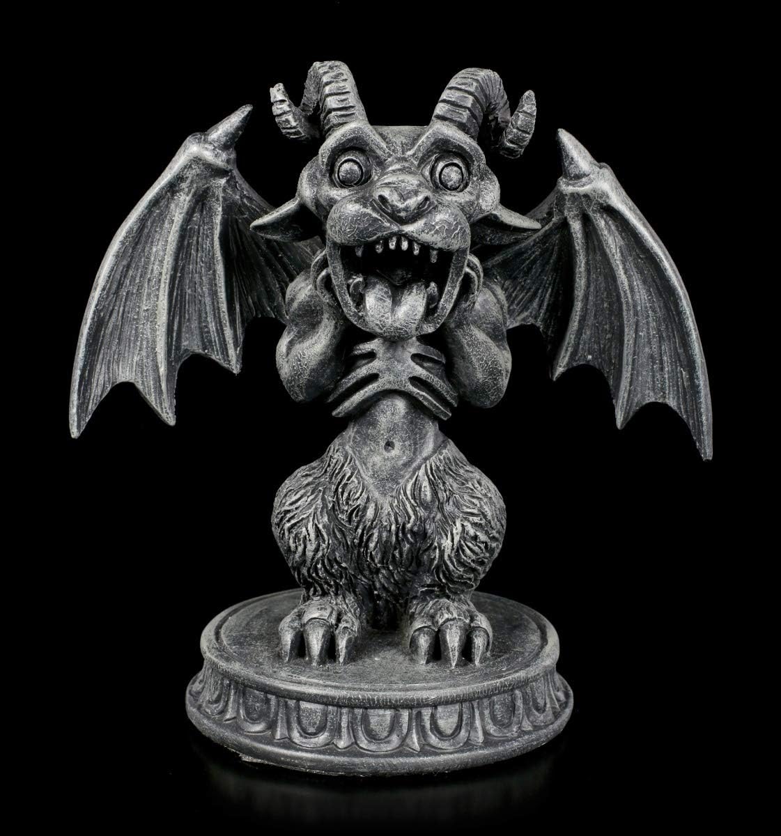 Freche Gothique Gargoyle Figurine - Figurine fantastique peinte à la main
