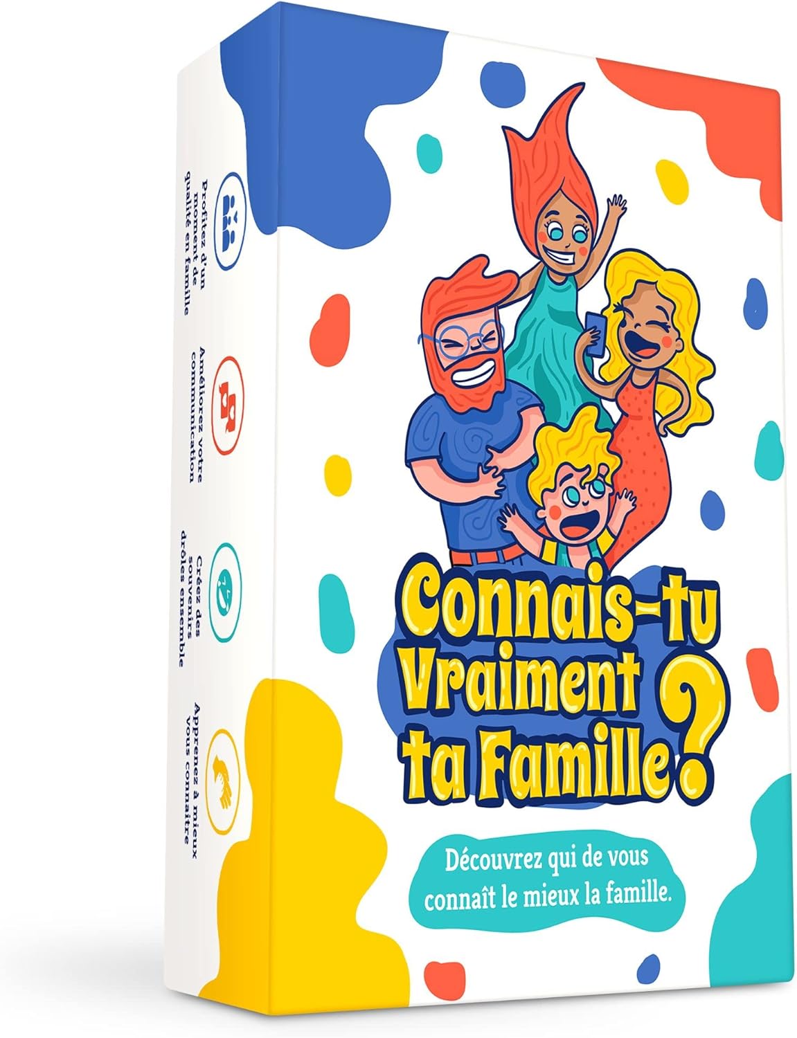 Connais-tu Vraiment ta Famille? Le Jeu Familial délirant Plein de devinettes, quizz et défis pour découvrir Qui connait Le Mieux la Famille! Connais-tu Vraiment ta Famille ?