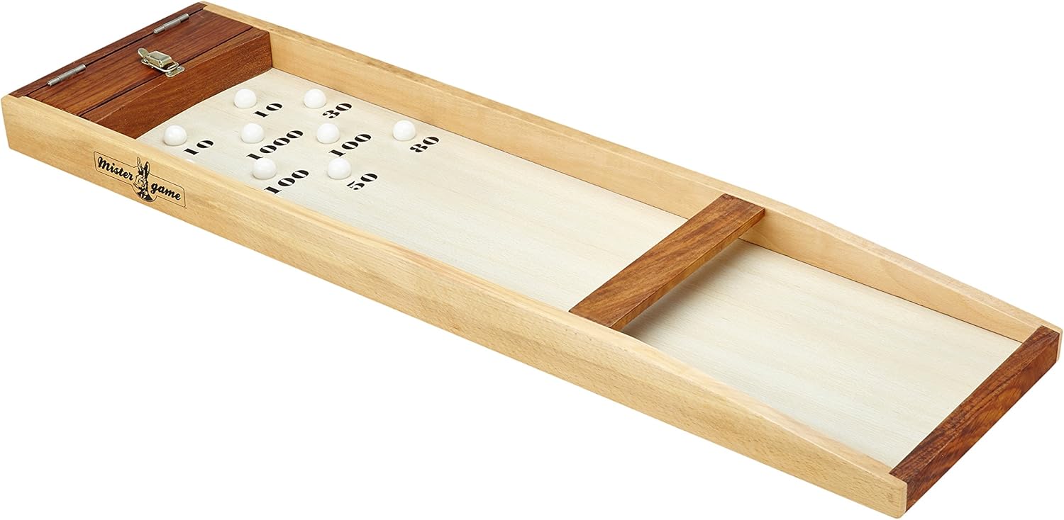 Carrom Art - Le Billard Japonais Mango - Beige - 110 x 35 cm - 2 À 6 Joueurs - 10 Minutes