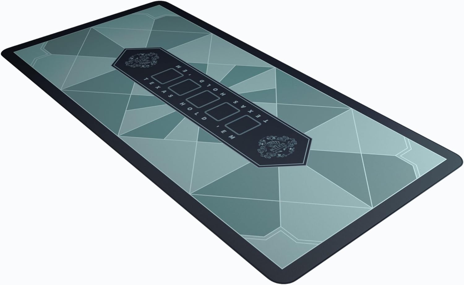 , Tapis de Poker Paulie Design Rectangulaire Gris Clair 160x80 cm Gris Clair 160 x 80cm