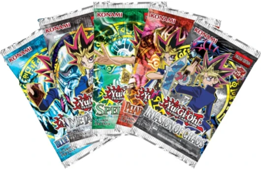 Yu-Gi-Oh! Lot de 6 boosters LC25 (anglais) – Legend of Blue Eyes White Dragon, Metal Raiders, Spell Ruler, Pharaoh's Servant, Dark Crisis, Invasion of Chaos + protection d'expédition Heartforcards®