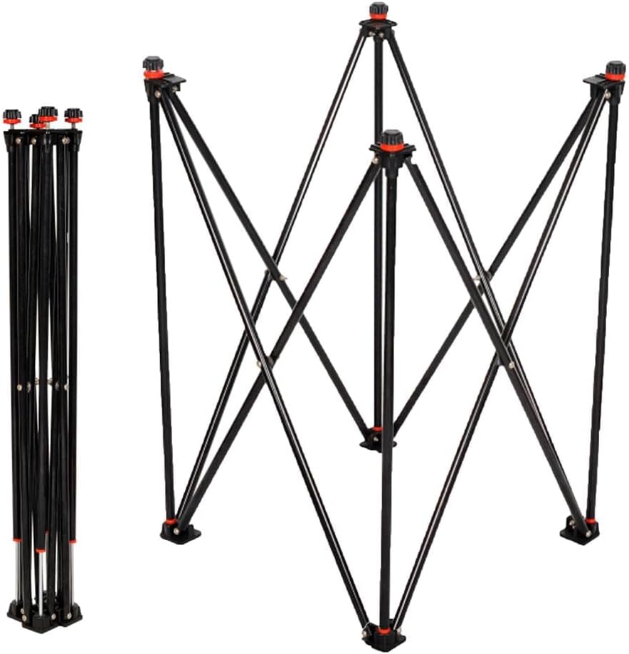 Crokinole Table de Jeux de société, Table Pliable et réglable en Hauteur avec Support, Portable pour Crokinole, Carrom et Jeux de Plateau, idéale pour Les Jeux de société Famille et Tournois Carrom Stand