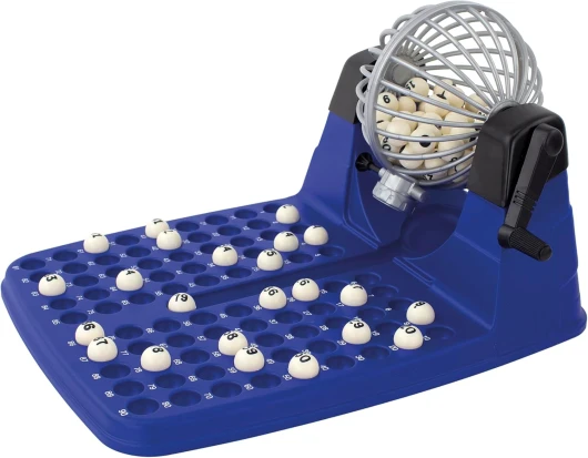 Loterie Automatique - Jeu Loto Bingo Complet: Boulier + 90 Boules indélébiles + 48 cartons + jetons - Ref - 20805