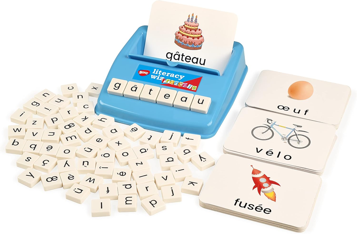 Jeu Éducatif d'Orthographe Française - 60 Cartes Flash avec Mots Minuscules - Outil d'apprentissage Préscolaire - Parfait pour Enseigner la Langue Française