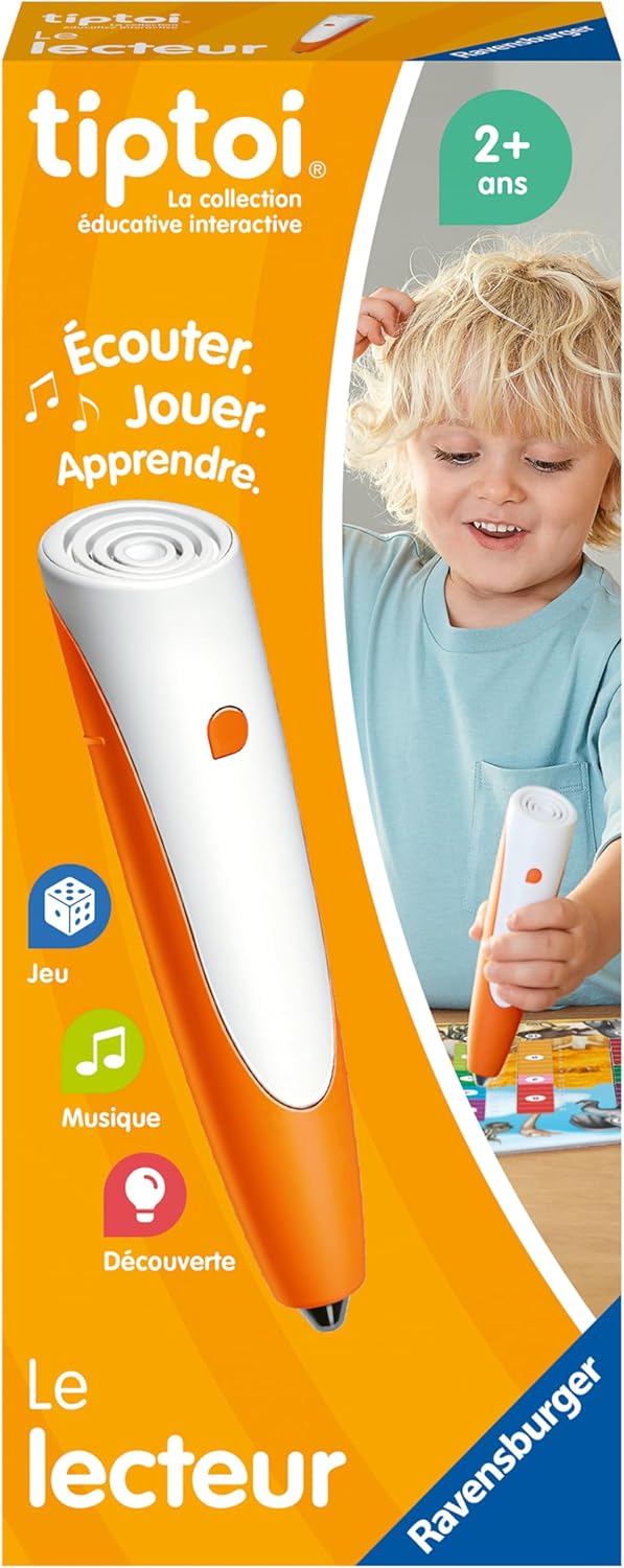 Tiptoi® - Lecteur interactif - Jeu éducatif électronique, sans écran - Dès 2 Ans - Version française - Histoires, Sons, Jeux et musiques - 00 178