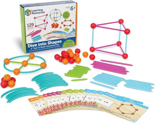 Jeu de Construction géométrique Dive Into Shapes, 6 Ans to 10 Ans