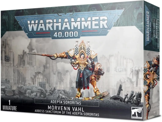 Games Workshop Warhammer 40k - Adepta Sororitas Morvenn, Vahl Abbess Sanctorum 99120108047 Noir