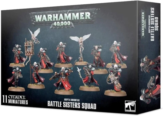 Games Workshop ADEPTA SORORITAS: Soeurs DE Bataille 52-20, Noir