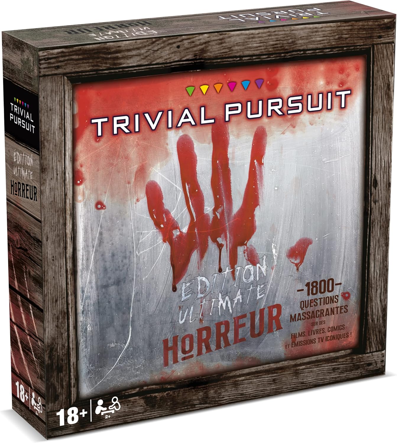 Trivial Pursuit Horreur - Jeu de société - Jeu de plateau -1800 Questions Réponses - A partir de 18 ans - Version française