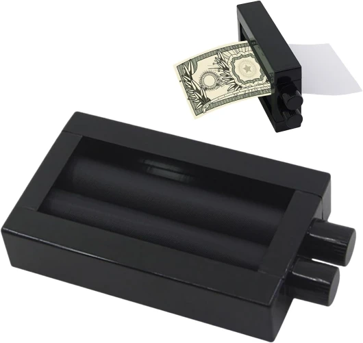 Acunny Machine à imprimer des billets, convertisseur papier à argent - Jeux éducatifs éducatifs, ustensiles pour magiciens, tours de magie réalistes pour les fêtes de vacances et les concours de