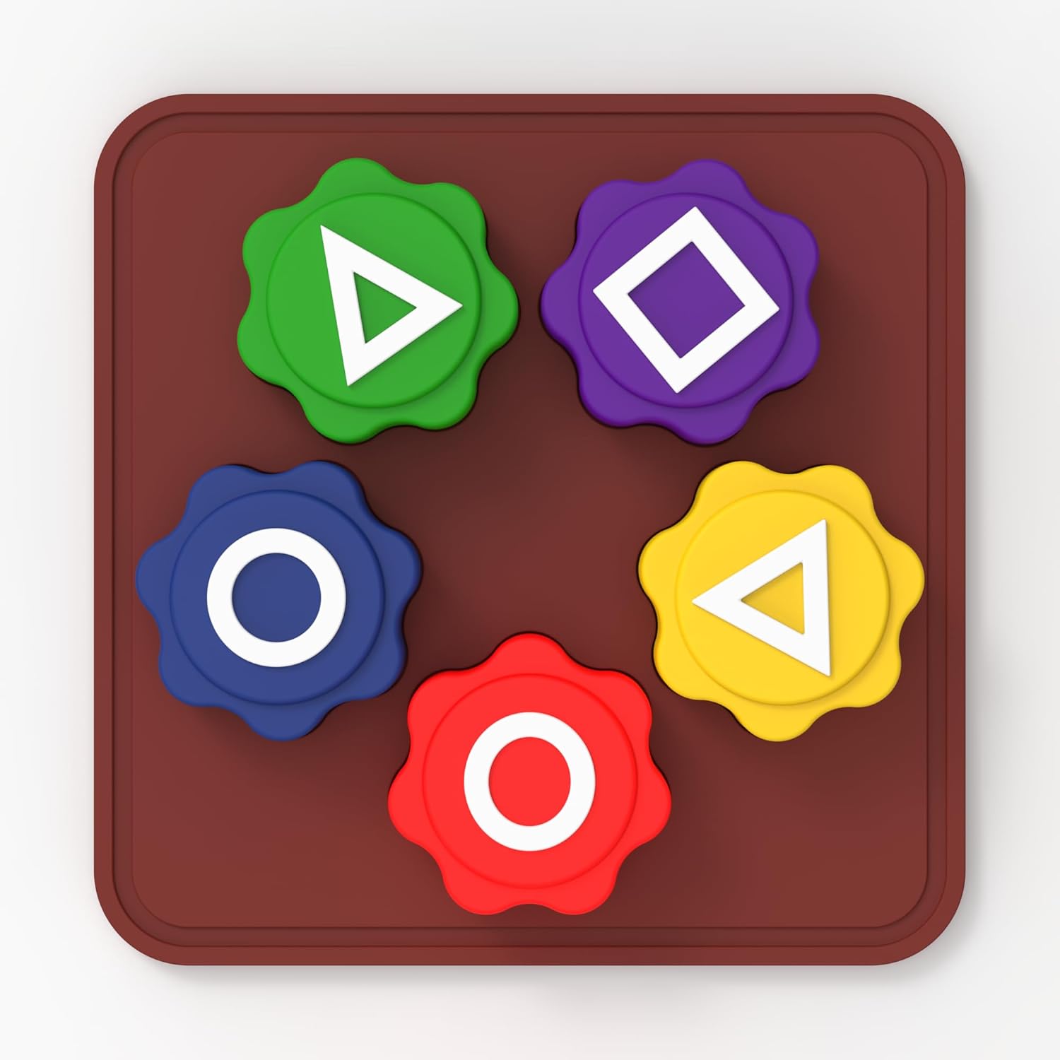 Cloudseller Ensemble de Jeu Gonggi Traditionnel coréen – avec Compartiment de Rangement intégré pour Un Jeu organisé, idéal pour Toute la Famille SquareEdition