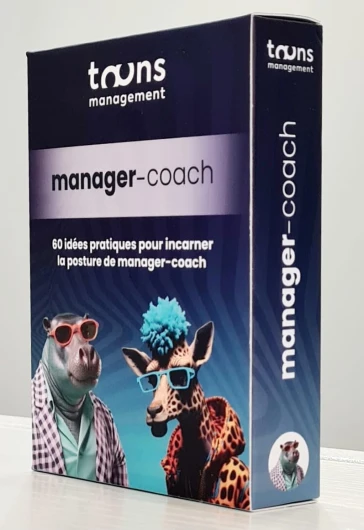 TOons management - Jeu de Cartes Manager Coach - Développez Vos Compétences Managériales - 60 Activités pour Créer Une Relation de Confiance avec Votre Equipe