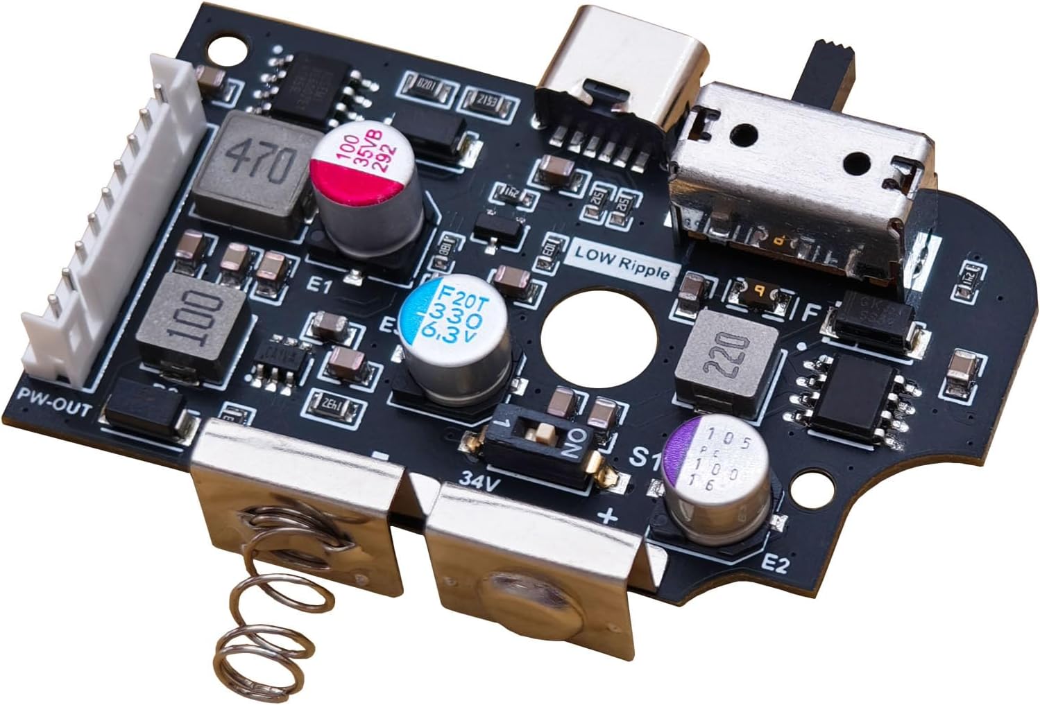 SZZCNOX Carte d'alimentation USB-C - Accessoires de rechange pour console de jeu portable SEGA Game Gear GG, convertisseur vidéo de jeu, compatible avec Sega Game Gear