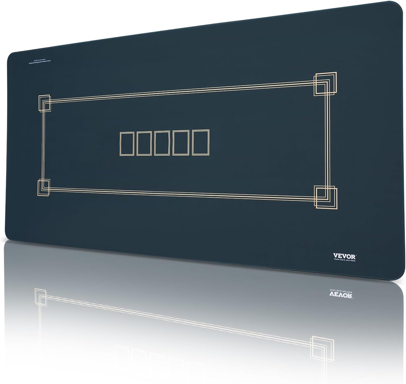 Tapis de Poker Pliable 180x90 cm, Tapis de Jeu de Cartes pour 6 à 8 Joueurs avec Sac de Transport, Nappe de Table de Poker pour Jeux de Poker Étanche, Salle de Poker, Rectangulaire, Vert