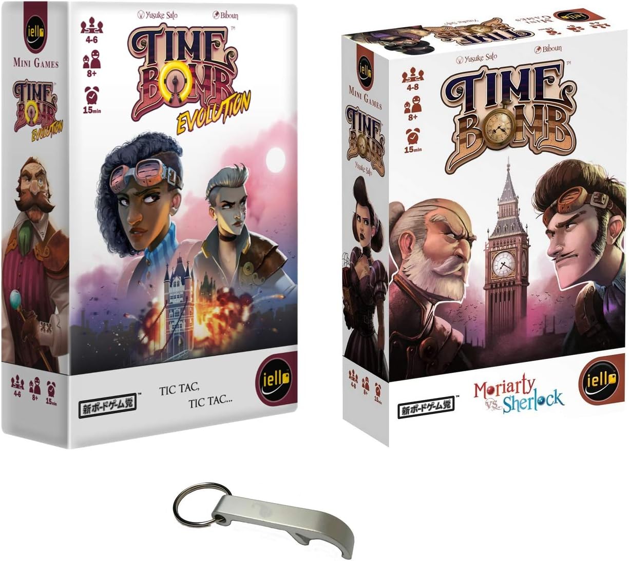 Lot Time Bomb + Time Bomb Evolution+ 1 Décapsuleur Blumie (Time Bomb + Time Bomb Evolution)