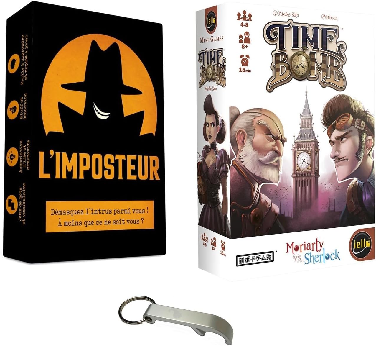 Lot Jeux L’Imposteur + Time Bomb Version Française + 1 Decap Blumie (L'imposteur + Time Bomb)