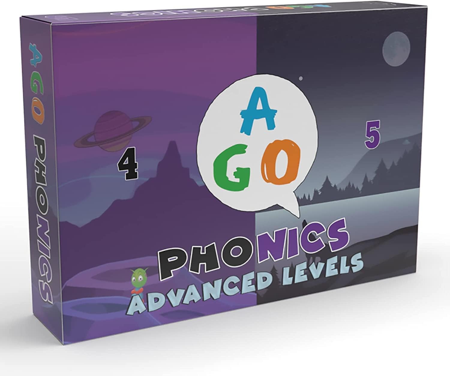 Phonics Jeu de Cartes - Set (Niveaux 4 & 5) - Parfait pour Apprendre la phonétique et la Lecture en s'amusant - Découvrez Les digrammes, diphtongues, familles de Mots & Plus !