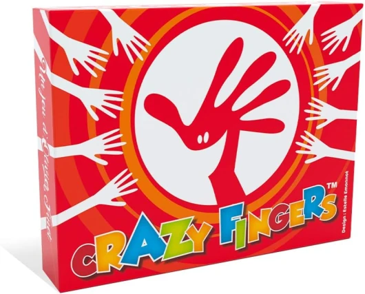 CRAZY FINGERS Le Jeu de Cartes Drôle et Fou à Emporter Partout, Fun, Embrouilles et Fous-Rires garantis, 8 Jeux Crazy de 2 à 15 Joueurs.