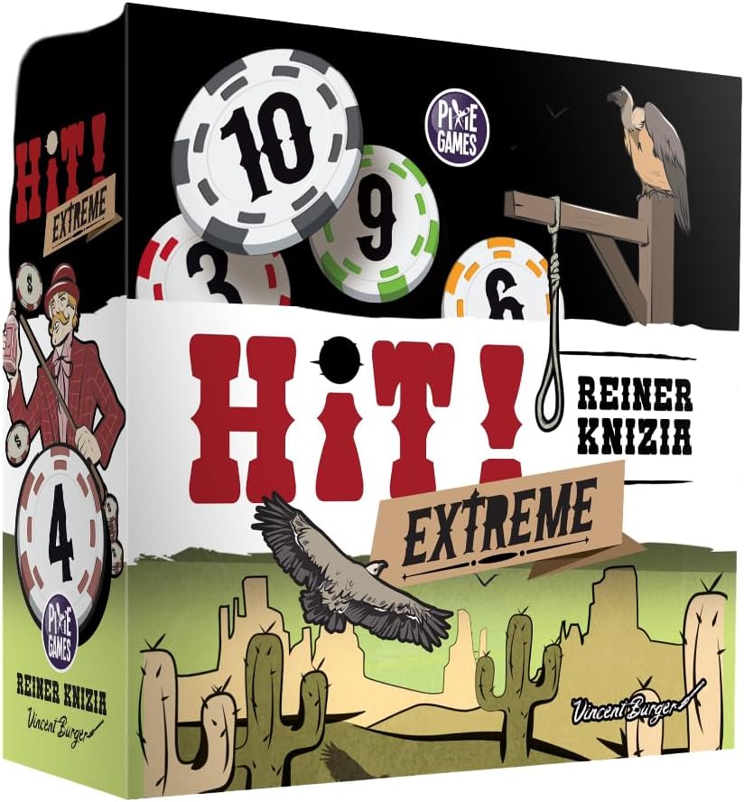 PIXIEGAMES - Hit! Extrême - Version Explosive - Jeu de Cartes pour Toute la Famille - Stop ou Encore - Bluff, Prise de Risque & Fous Rires - 2 à 5 Joueurs - Dès 8 Ans