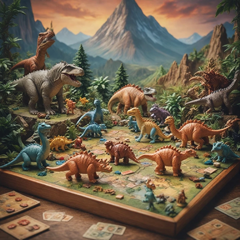 Explorez l'univers fascinant des jeux de société sur les dinosaures