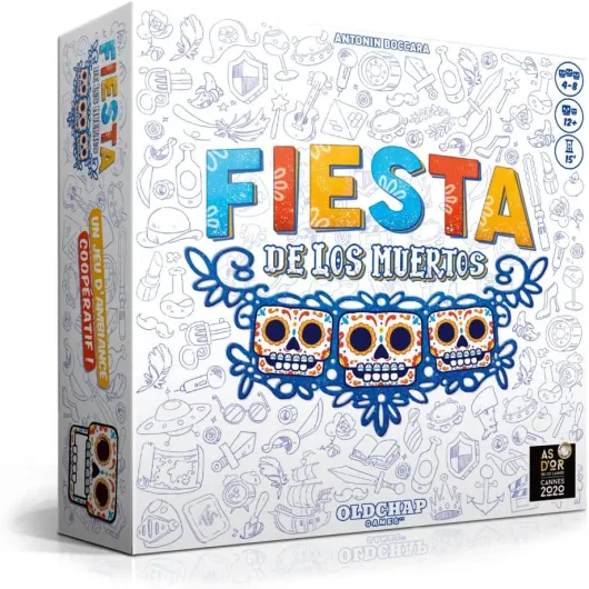 Fiesta de Los Muertos - Jeu de société - Jeu d'ambiance - Jeu coopératif - Parfait Entre Amis ou en Famille- dès 12 Ans - Jeu de déduction
