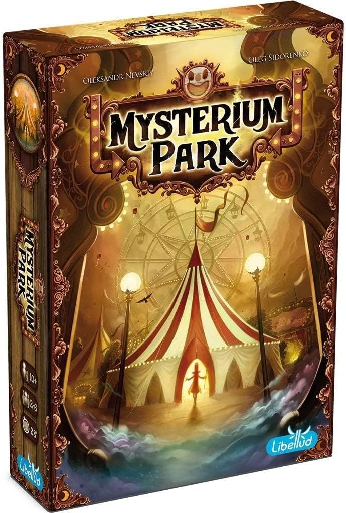 MYSTERIUM Park - Jeu d' Enquête Coopératif pour Enfants dès 10 Ans - Jeu de Société de Plateau - Ambiance Surnaturelle - 2 À 6 Joueurs - 45 Minutes - Version Française - Libellud