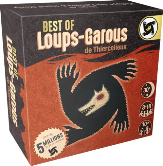 Loups-Garous de Thiercelieux - Edition Best of - Jeu de Société Original pour Adultes et Enfants dès 10 Ans - Jeu de Cartes et Bluff - Jeu d'Ambiance de 8-28 Joueurs - 30 Min - Version Française