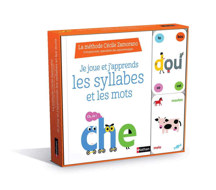 Je joue et j'apprends les syllabes et les mots - Livre + cartes de jeux dès 5 ans