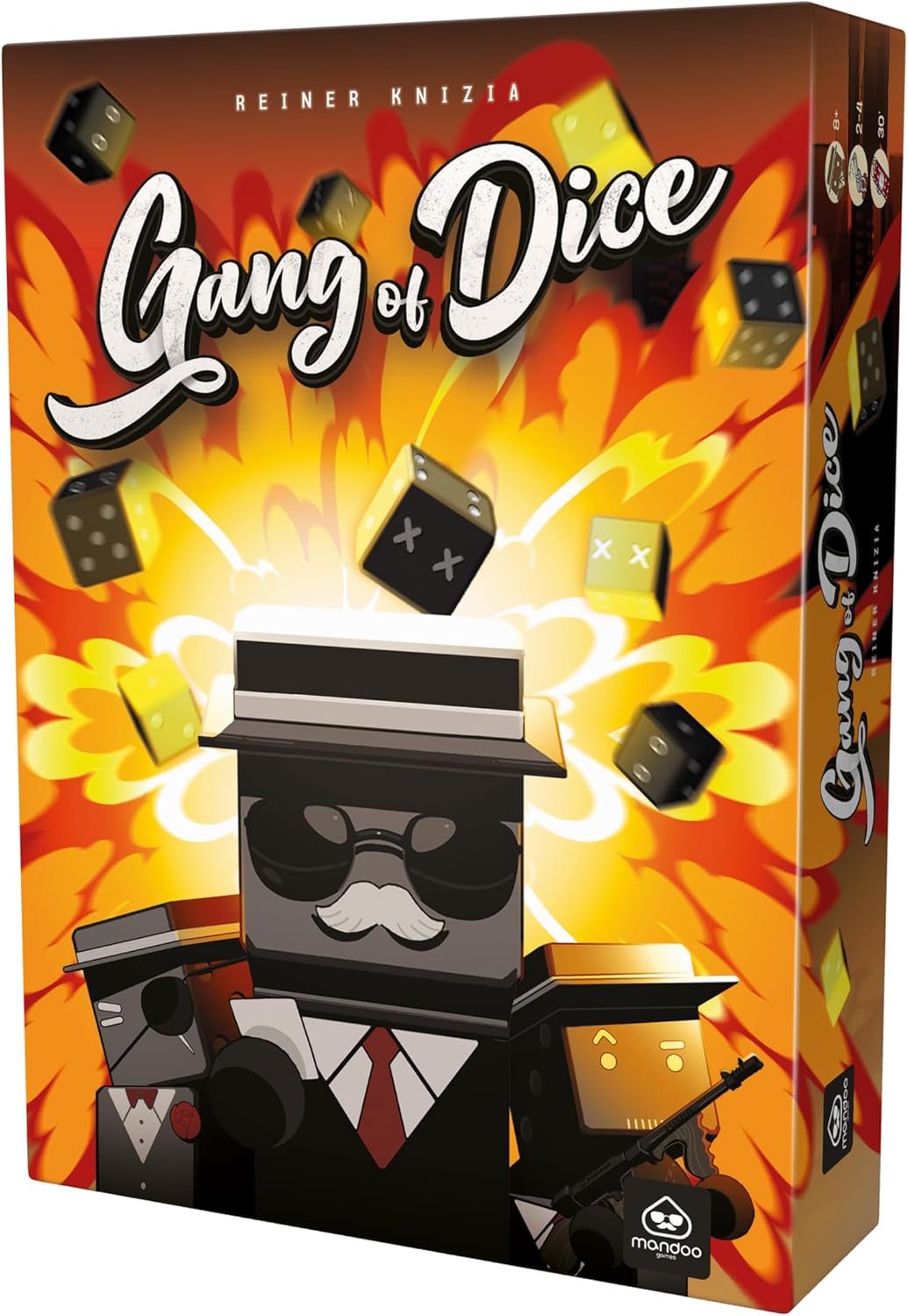 Gang of Dice - Jeu de société - Jeu de dés - Jeu d'ambiance - Version Française - 8 Ans et Plus - Prises de Risques et Paris - Blackrock Games
