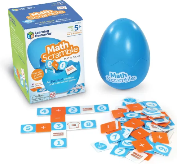 Jeu mathématique Méli-mélo des Maths à partir de 5 Ans, Reconnaissance des nombres, 1 à 4 Joueurs, à partir de 5 Ans