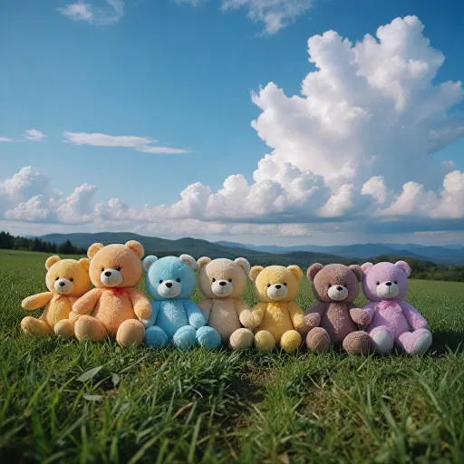 Explorez l'univers des émotions à travers les peluches