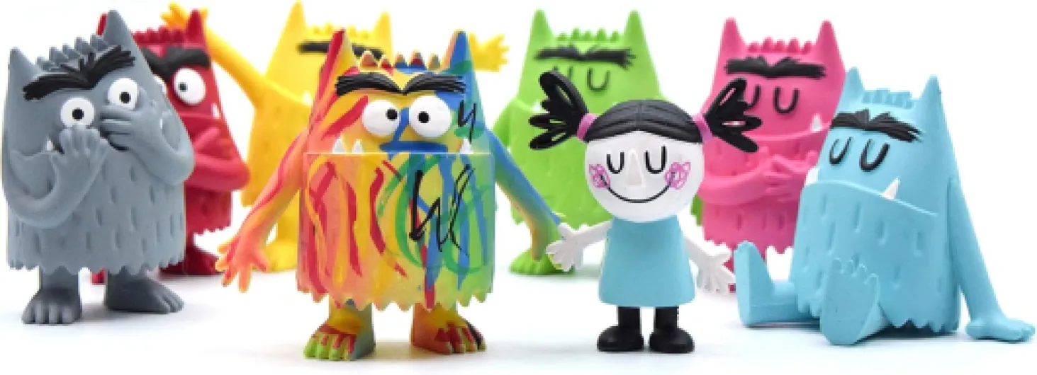 The Colour Monster Figurines Collection Set collection Monstre coloré (8 figurines)