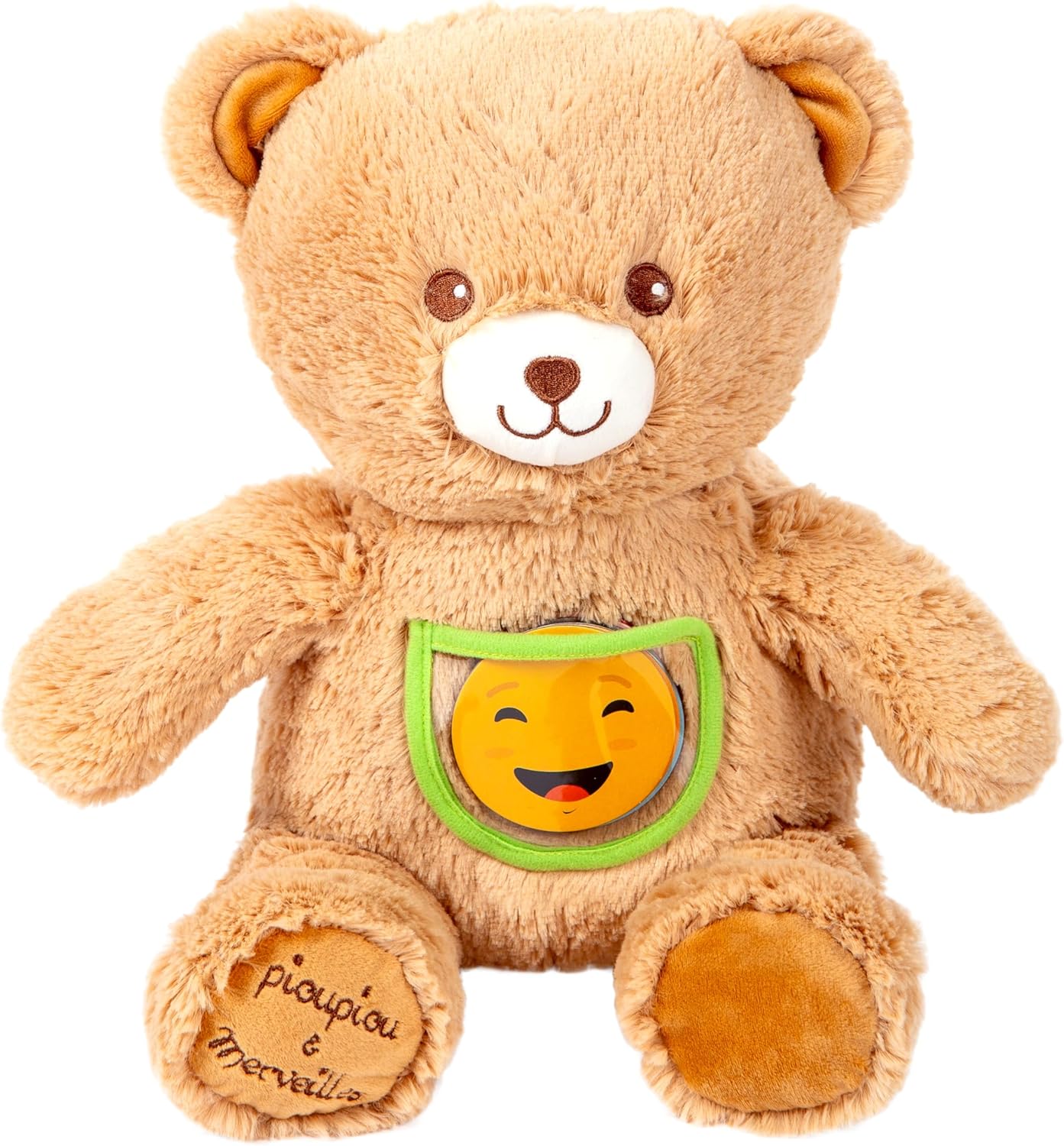 Gaston découverte des émotions - Peluche pour Apprendre - Educatif - Cartes Qui illustrent 5 émotions - la Joie - Le dégoût - la tristesse - la Peur - la colère - 16759