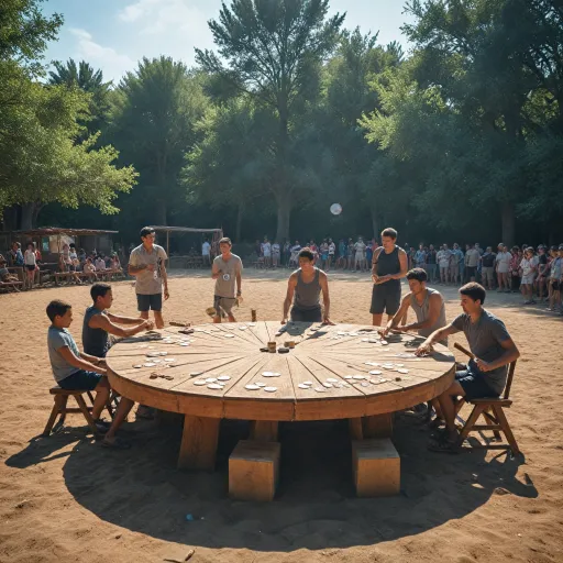 Plongez dans l'univers captivant du jeu de palet