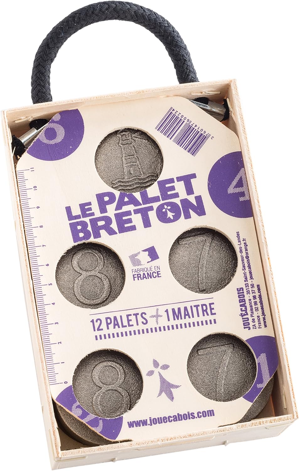 Jouecabois- PALETS, PJ,12 ans to 99 ans, Violet