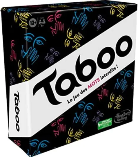 Jeu Taboo Classique, Jeu de Mots à Deviner, Jeu de Groupe pour Ados et Adultes, dès 13 Ans, Jeu de société pour 4 Joueurs et Plus, pour Les Soirées de Jeux