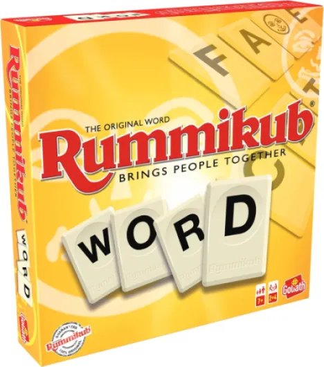 Rummikub Word - Version Multilingue Espagnole et Néerlandaise - Jeu De Société avec des Lettres - A Partir De 7 Ans - 2 à 4 Joueurs